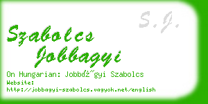 szabolcs jobbagyi business card